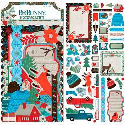Набор вырубок из бумаги "Winter Getaway" (BoBunny)