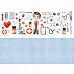Лист с картинками 10х30 см "Профессии. Врач" (ScrapMania)
