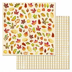 Бумага "Школьный вальс. Листья" (ScrapMania)