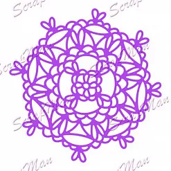 Нож для вырубки "Большая вязаная салфетка" (Scrapman)