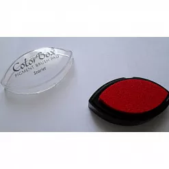 Штемпельная подушечка ColorBox, алая (Scarlet) Штемпельная подушечка ColorBox, алая (Scarlet)