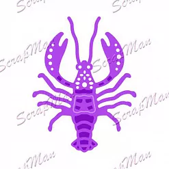 Нож для вырубки и тиснения "Лобстер" (Scrapman)