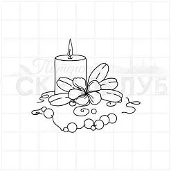 Штамп "Расслабусы", 5,8х5 см (Скрапклуб)