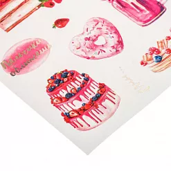 Наклейки с фольгированием 14х24 см "Пальчики оближешь" (АртУзор)