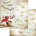 УЦЕНКА Бумага 30х30 см "Romantic Christmas. Socks" (Stamperia)