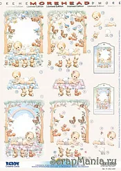 Аппликация бумажная вырубная "Рождение", А4