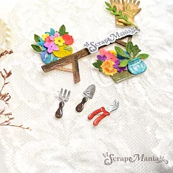 Нож "Цветочный магазин. Лавочка-цветочница", 2,3х8,5 см (ScrapMania)