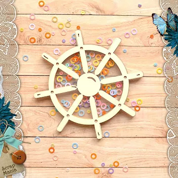 Чипборд "Морячок. Шейкер. Штурвал. Большой" (ScrapMania)