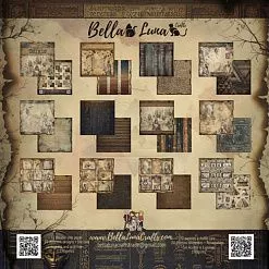 Набор бумаги 30х30 см "Osiris", 12 листов (BellaLuna) Набор бумаги 30х30 см "Osiris", 12 листов (BellaLuna)