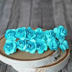 Букет диких роз "Бирюзовый", 12 шт