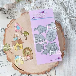 Нож "Домики 1660", 4,2х3,1 см (Fantasy) Нож "Домики 1660", 4,2х3,1 см (Fantasy)