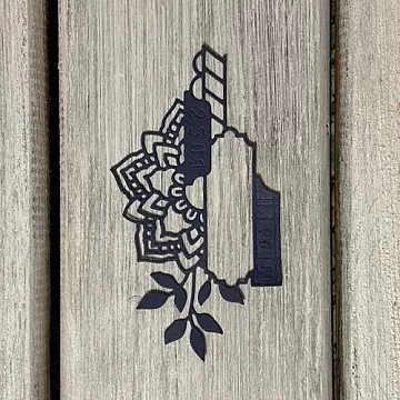 Нож "Хлопковые истории 5", 6,5х12 см (ArtScrap)