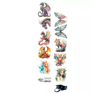 Бумага 6х30 см "Legends of the magic school 04" (Alchemy of Art) Бумага 6х30 см "Legends of the magic school 04" (Alchemy of Art)