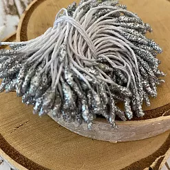 Набор тычинок "Сахарные. Серые", тонкие, 140 шт (Китай)