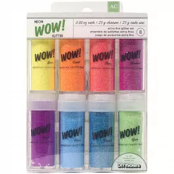 Набор глиттера WOW! "Neon. Неон" (American Crafts)