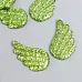 Набор акриловых украшений "Блестящие крылья. Зеленые", 2 шт (АртУзор)