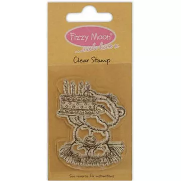 Штамп "Мишке 4 годика" (Fizzy Moon)