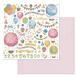 Бумага "День Рождения. Картинки" (ScrapMania) Бумага "День Рождения. Картинки" (ScrapMania)