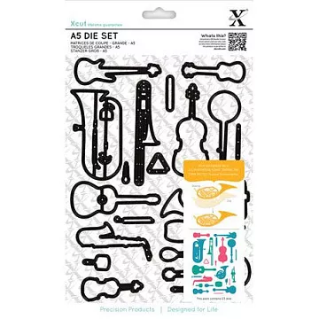 Набор ножей для вырубки "Музыкальные инструменты" (DoCrafts)