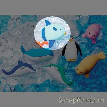 Ластик "Рыба-луна" (Iwako)