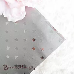 Отрез экокожи 30х69 см "Текстурный. Звезды графитовые" Отрез экокожи 30х69 см "Текстурный. Звезды графитовые"