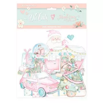 Набор вырубок "Christmas rose" (Stamperia)