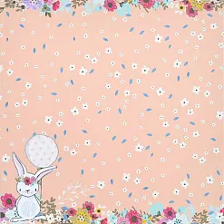 Бумага "Самая лучшая Я. Бордюры на оранжевом" (SpringScrap)