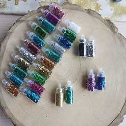 Глиттер в баночке "Микс", 2х1 см, 2 шт Глиттер в баночке "Микс", 2х1 см, 2 шт