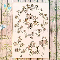 Набор украшений из чипборда "Wild flower" (MonaDesign)