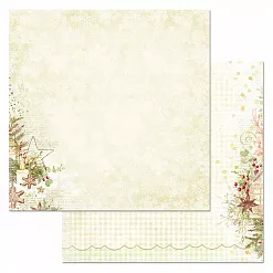 Бумага "Имбирное Рождество. Свеча" (ScrapMania)