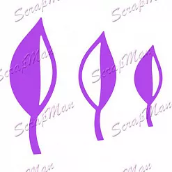 Набор ножей "Листья 2" (Scrapman)