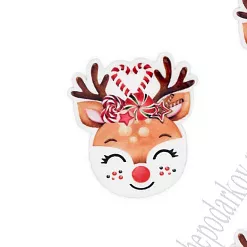 Акриловое украшение "Олененок", 3,1х3 см Акриловое украшение "Олененок", 3,1х3 см