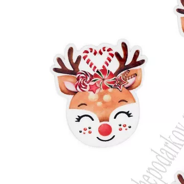 Акриловое украшение "Олененок", 3,1х3 см