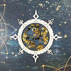 Чипборд "Шейкер. Компас. Большой" (CraftStory)