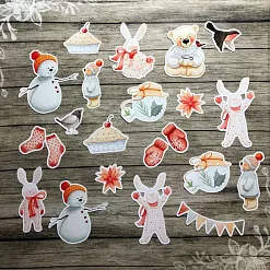 Набор высечек "Зима 8" (Бумажная мелодия)