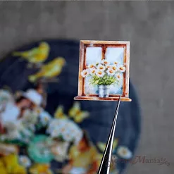 Набор высечек из ткани "Сезон ромашек", 28 шт (ScrapMania)