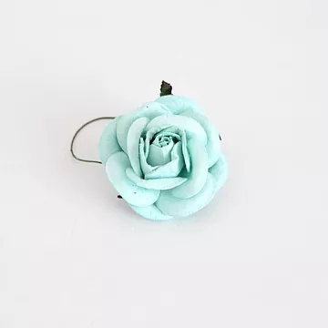Цветок розы большой "Мятный", 5 см, 1 шт (Craft)
