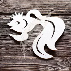 Заготовка для тиснения "Рыбка" (ArtLines)