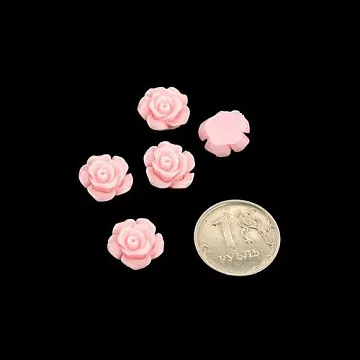 Акриловое украшение "Розочка", цвет розовый (Magic Hobby)