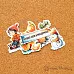 Набор высечек из бумаги "Снежинки-мандаринки", 42  шт (ScrapMania)