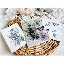 Штамп "Энтомология №2", 9х5,7 см (AgiArt) Штамп "Энтомология №2", 9х5,7 см (AgiArt)