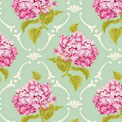 Отрез ткани 50х70 см "Сирень, цвет сине-зеленый" (Tilda) Отрез ткани 50х70 см "Сирень, цвет сине-зеленый" (Tilda)