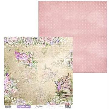 Бумага 30х30 см "Феи. Лист 06" (Scrapodelie)