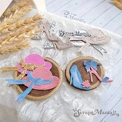 Нож "Дамские штучки. Туфли и шляпка", 4,7х6,8 см (ScrapMania)