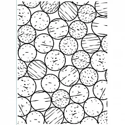 Папка для тиснения А6 "Текстура. Пробки" (Darice) Папка для тиснения А6 "Текстура. Пробки" (Darice)