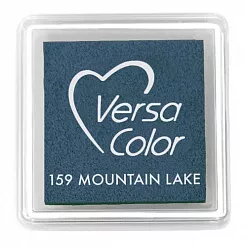 Подушечка чернильная пигментная Versacolor, размер 2,5х2,5 см, цвет горное озеро