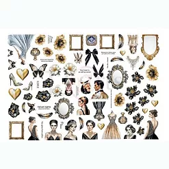 Набор высечек "Black velvet", 76 шт (Arts13)