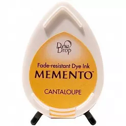 Подушечка чернильная водорастворимая "капля" Memento, размер 32х50мм, цвет мускусная дыня