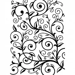 Папка для тиснения А6 "Растительный орнамент" (Darice) Папка для тиснения А6 "Растительный орнамент" (Darice)