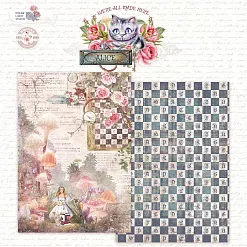 Набор бумаги А5 "Alice", 12 листов (DreamLight Studio)